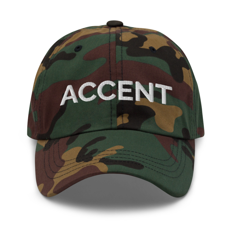 Accent Hat - Green Camo