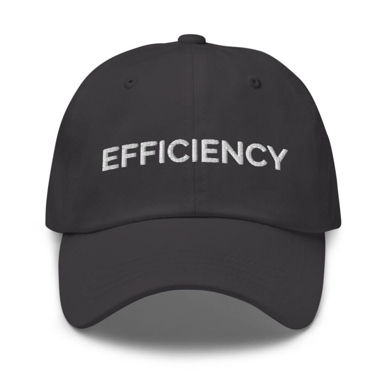 Efficiency Hat - Dark Grey