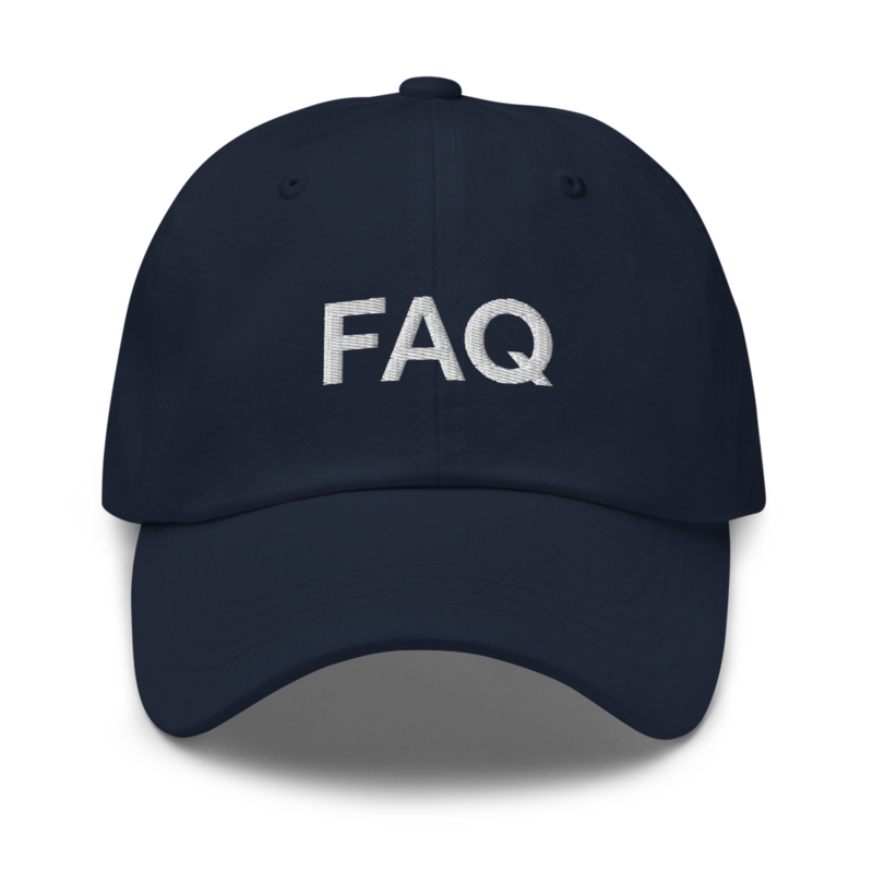 Faq Hat - Navy