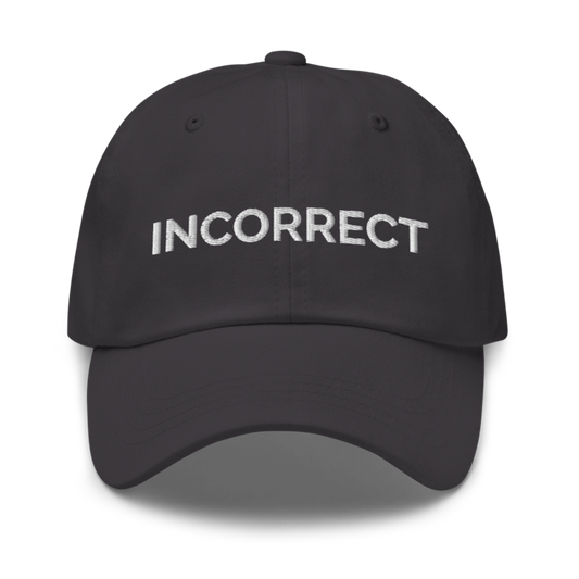Incorrect Hat - Dark Grey