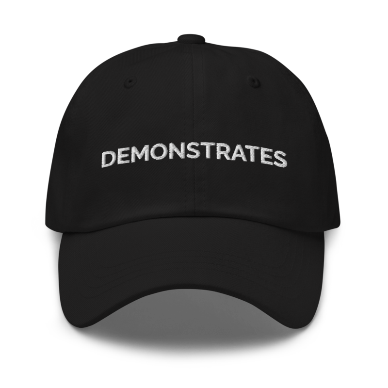 Demonstrates Hat - Black