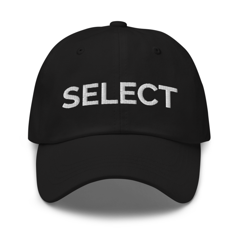 Select Hat - Black