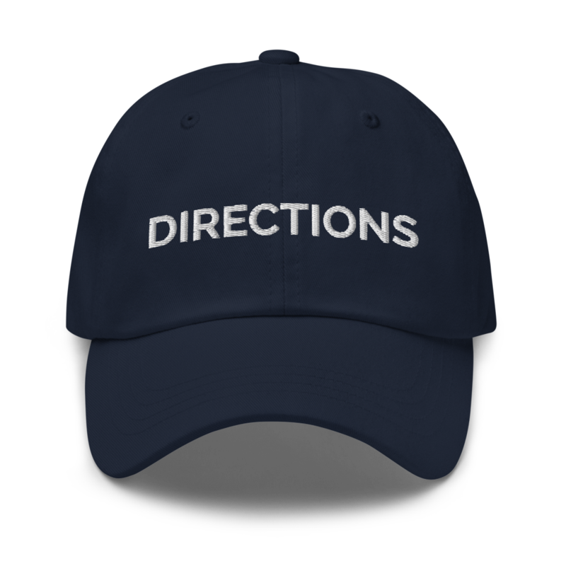 Directions Hat - Navy