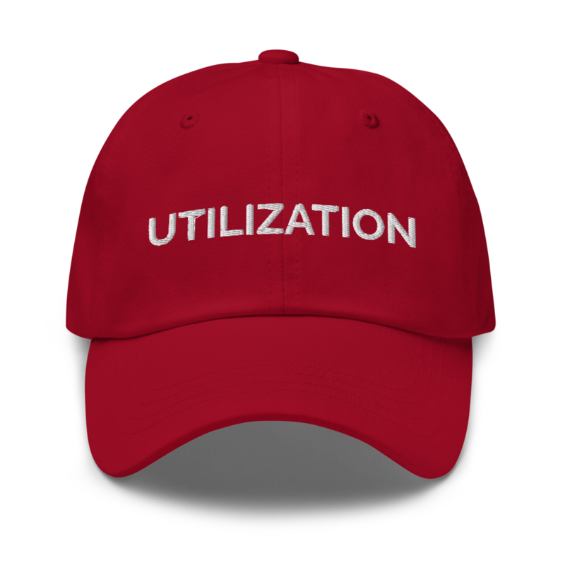 Utilization Hat - Cranberry