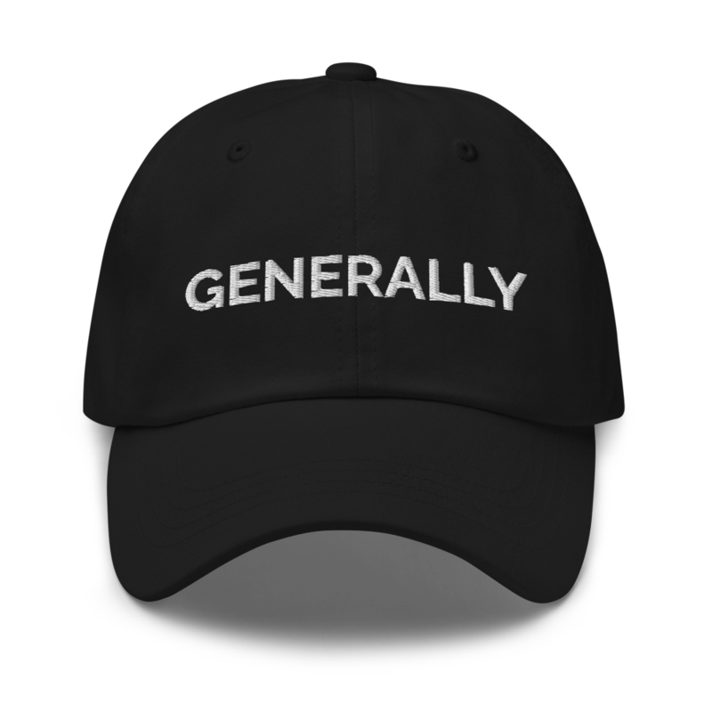Generally Hat - Black