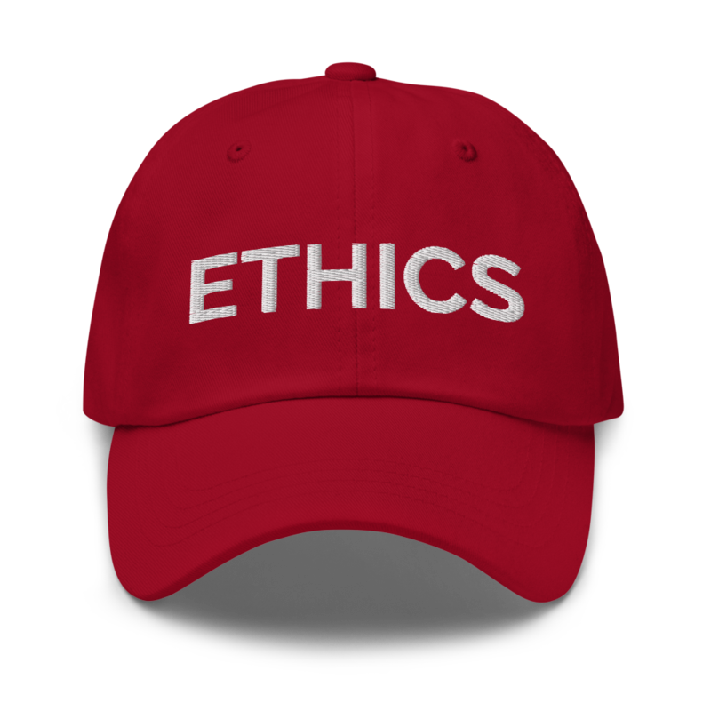 Ethics Hat - Cranberry