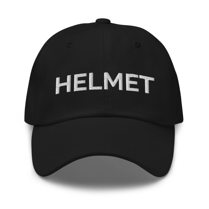 Helmet Hat - Black