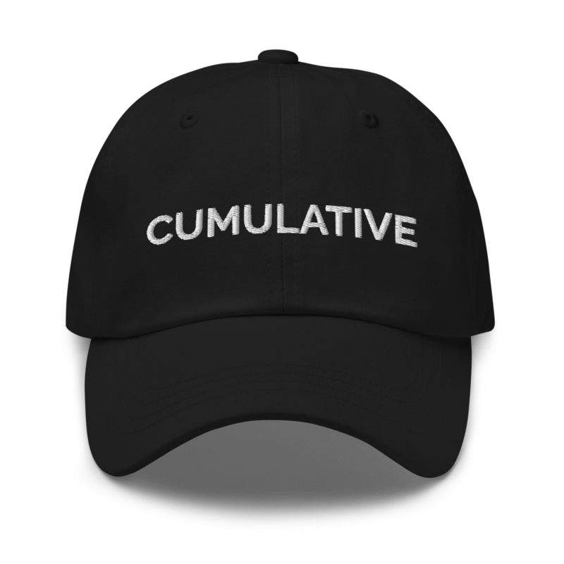 Cumulative Hat - Black