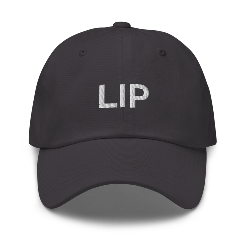 Lip Hat - Dark Grey