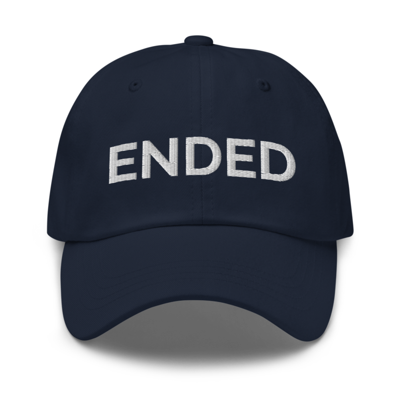 Ended Hat - Navy