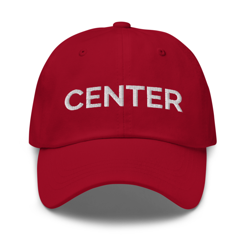 Center Hat - Cranberry