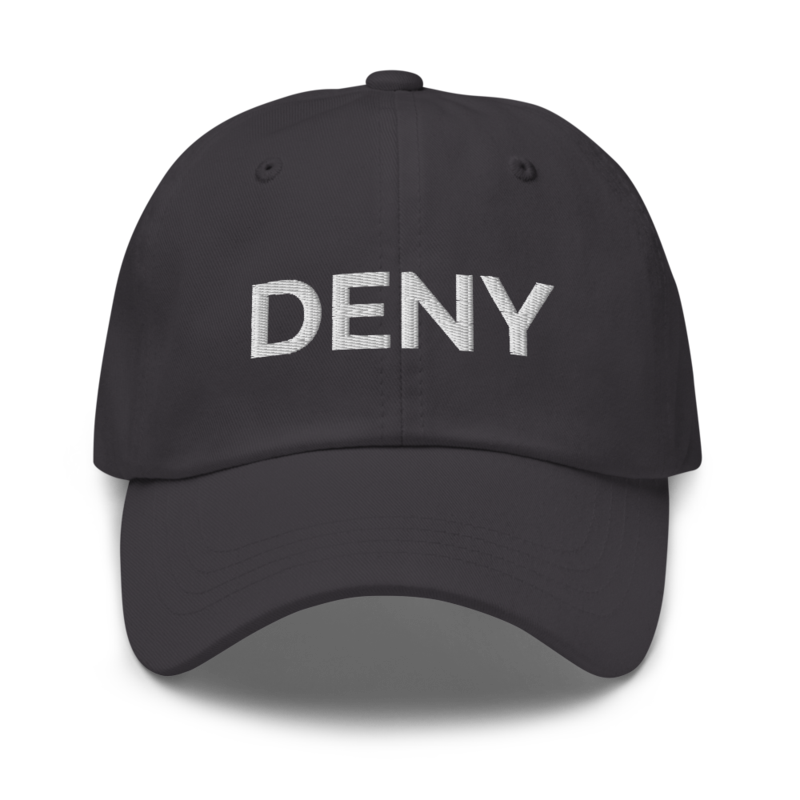 Deny Hat - Dark Grey