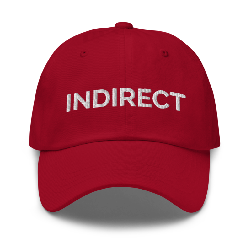 Indirect Hat - Cranberry