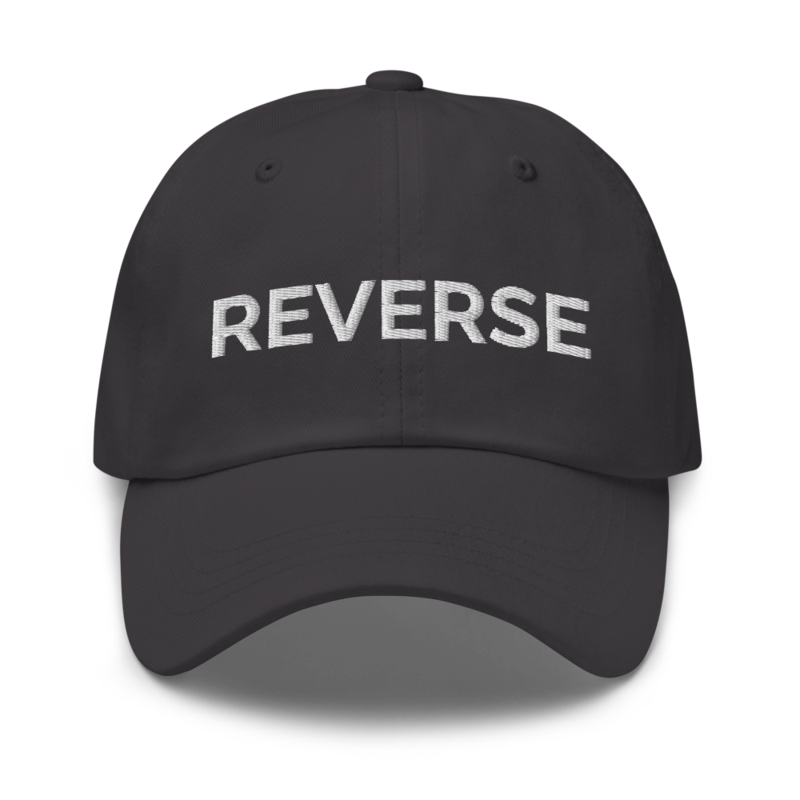 Reverse Hat - Dark Grey