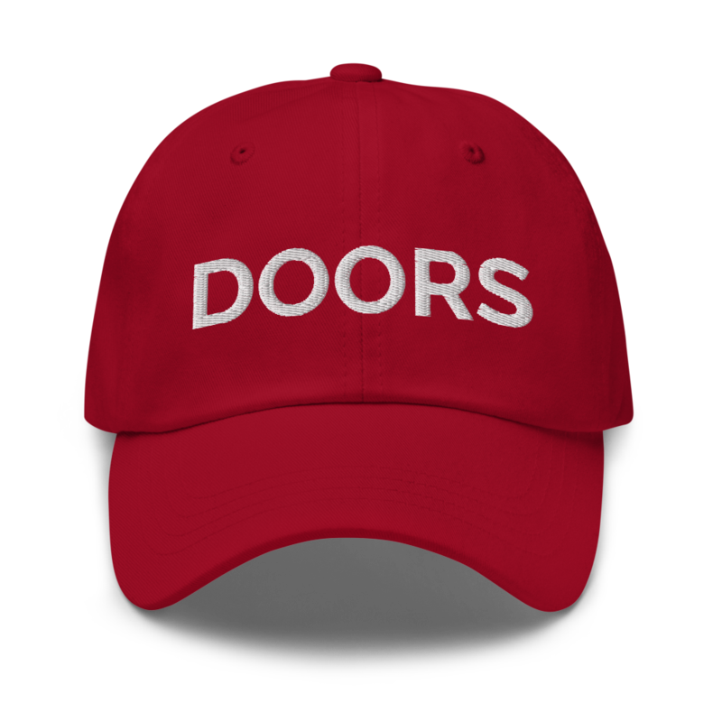 Doors Hat - Cranberry