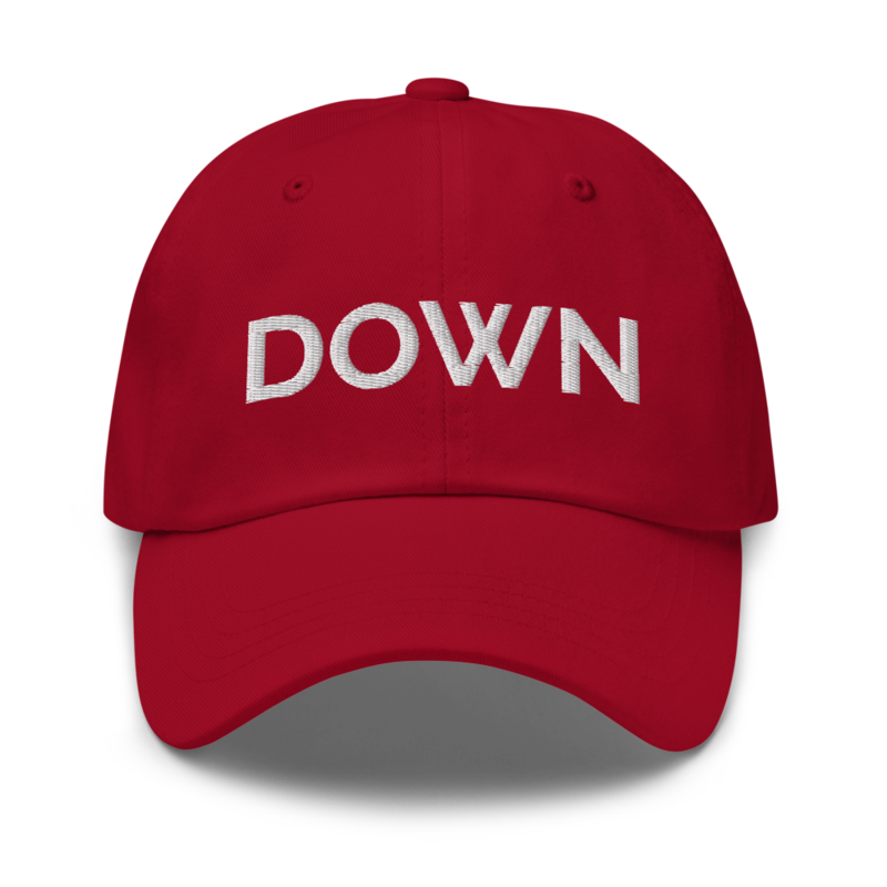 Down Hat - Cranberry