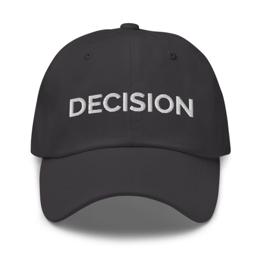 Decision Hat - Dark Grey