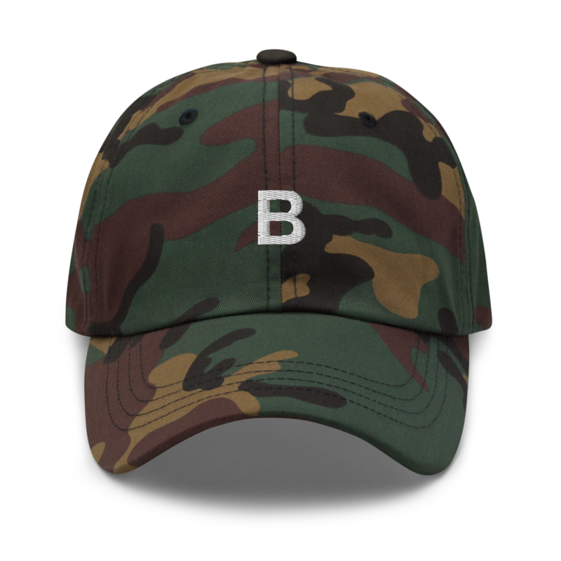 B Hat - Green Camo