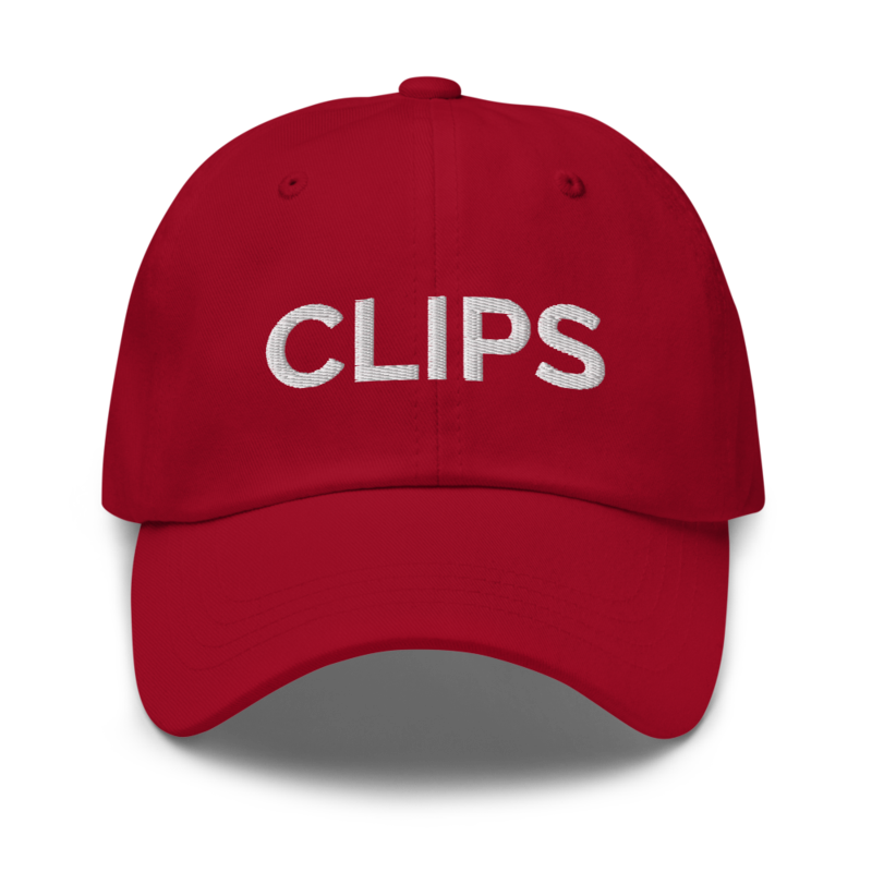 Clips Hat - Cranberry