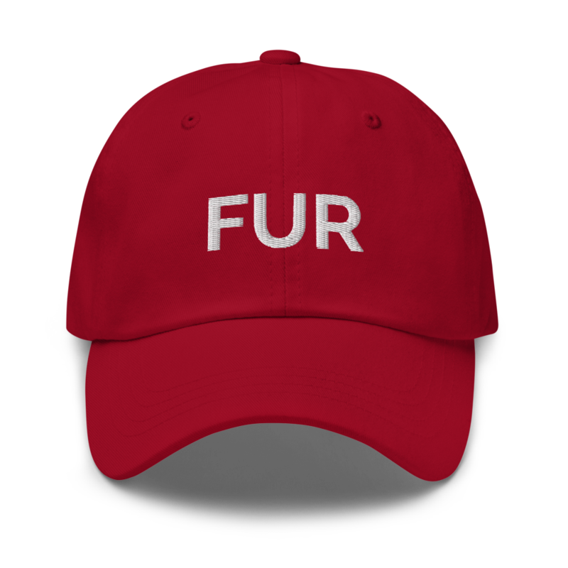 Fur Hat - Cranberry