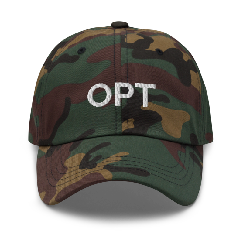 Opt Hat - Green Camo