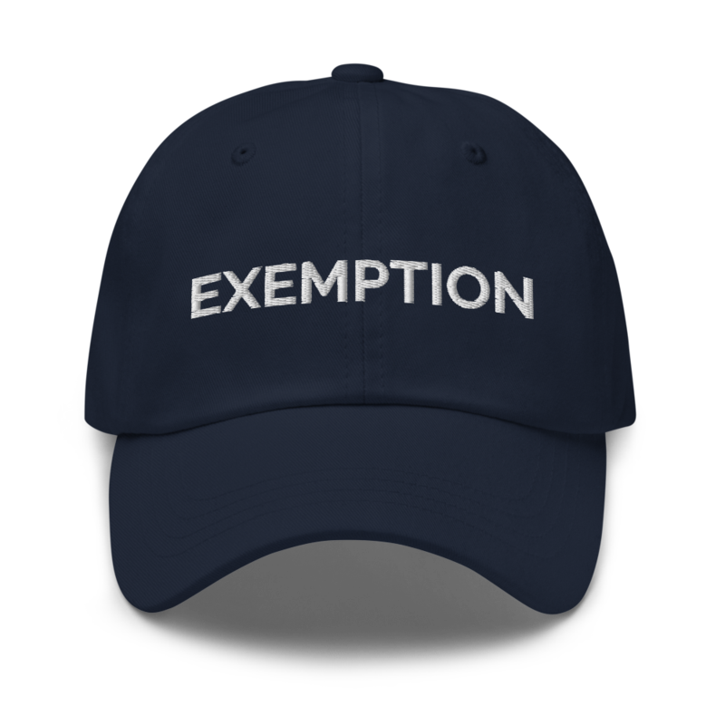 Exemption Hat - Navy
