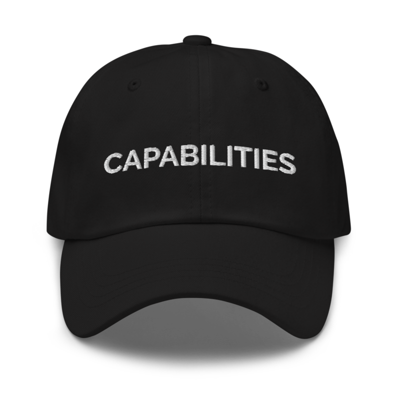 Capabilities Hat - Black