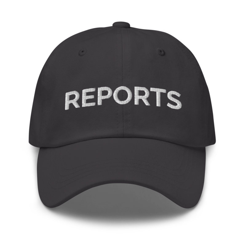 Reports Hat - Dark Grey