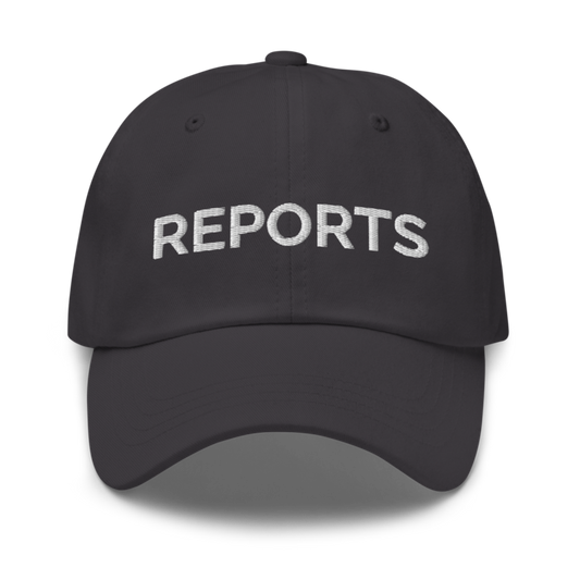 Reports Hat - Dark Grey