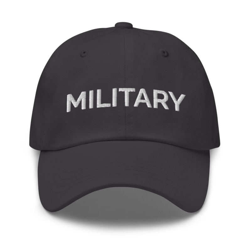 Military Hat - Dark Grey