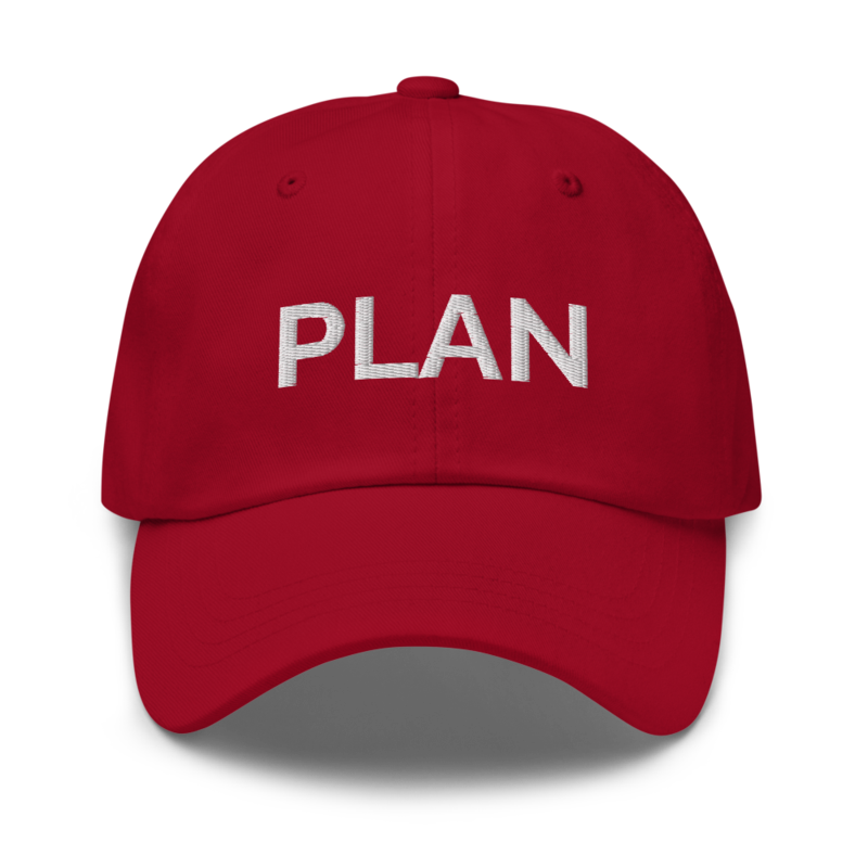 Plan Hat - Cranberry