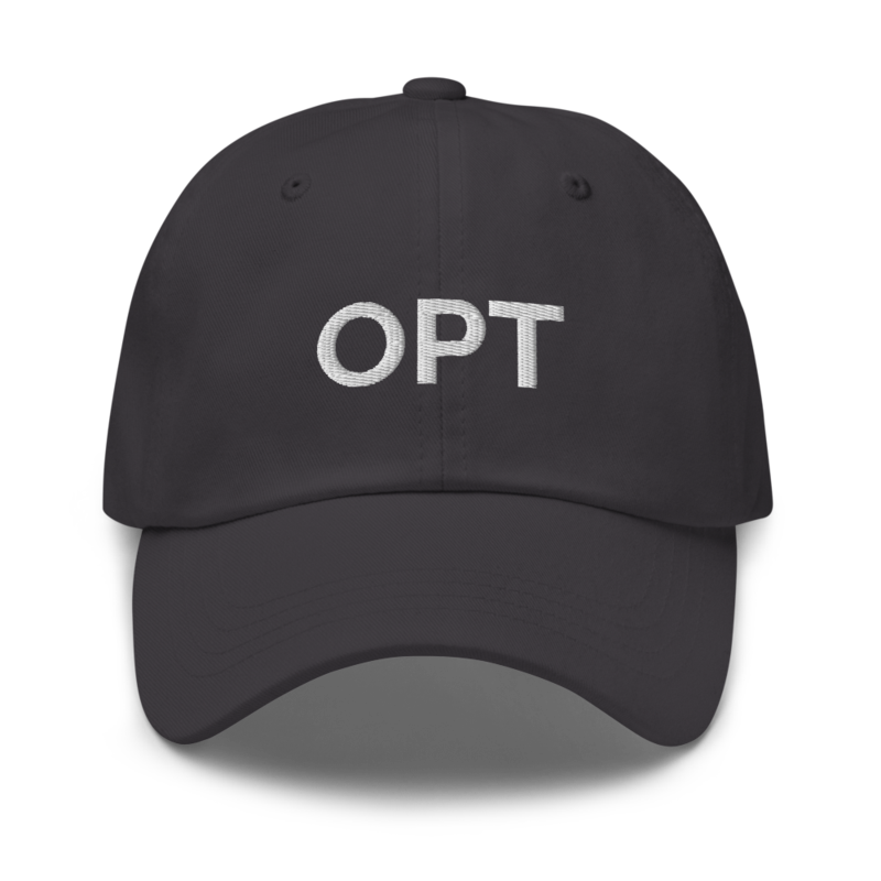 Opt Hat - Dark Grey