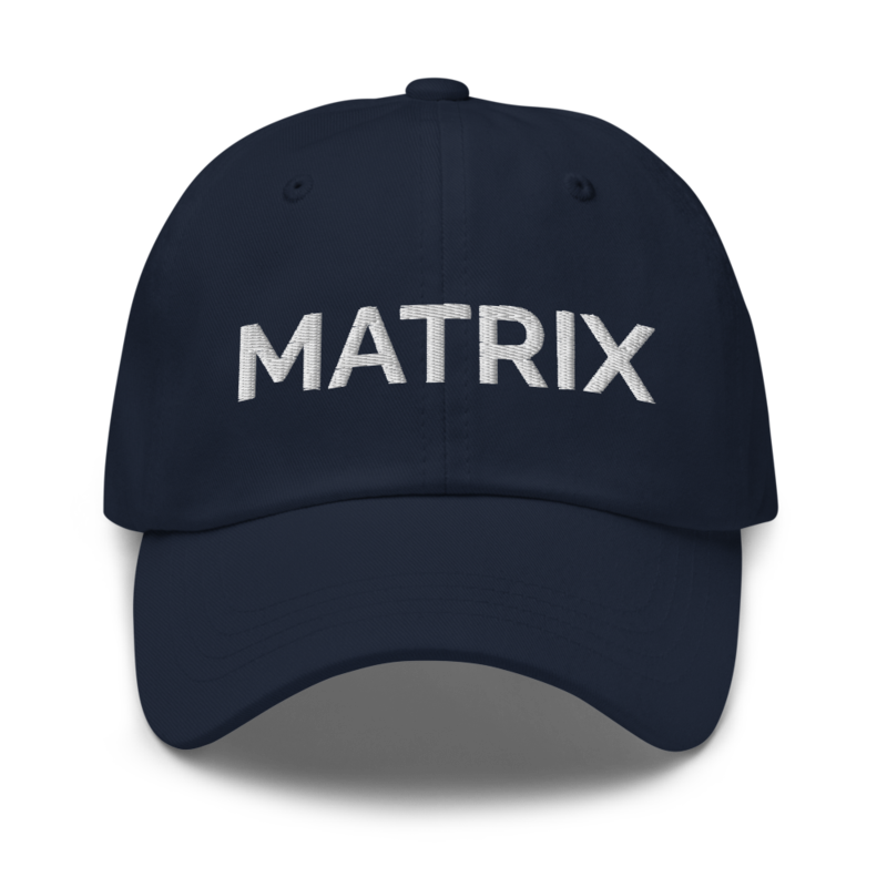 Matrix Hat - Navy