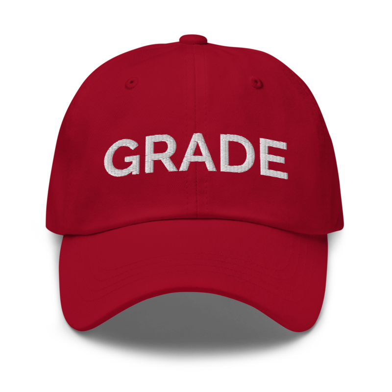 Grade Hat - Cranberry