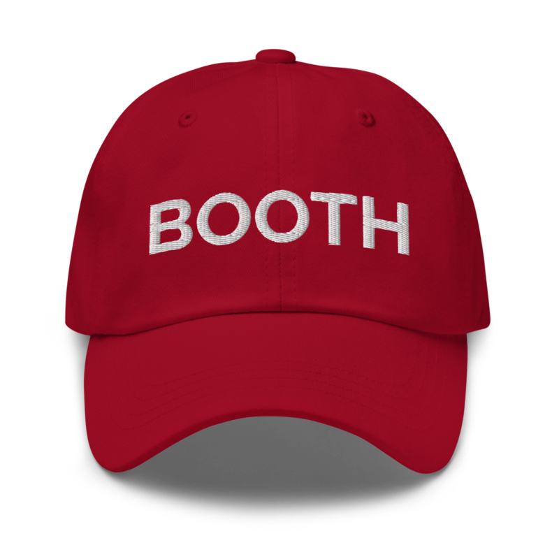 Booth Hat - Cranberry