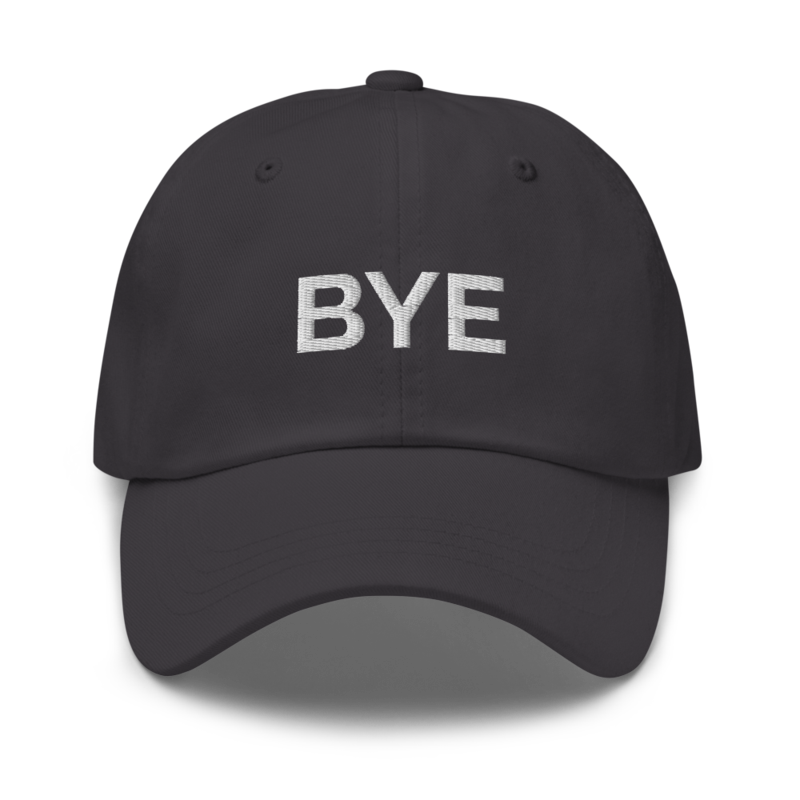 Bye Hat - Dark Grey