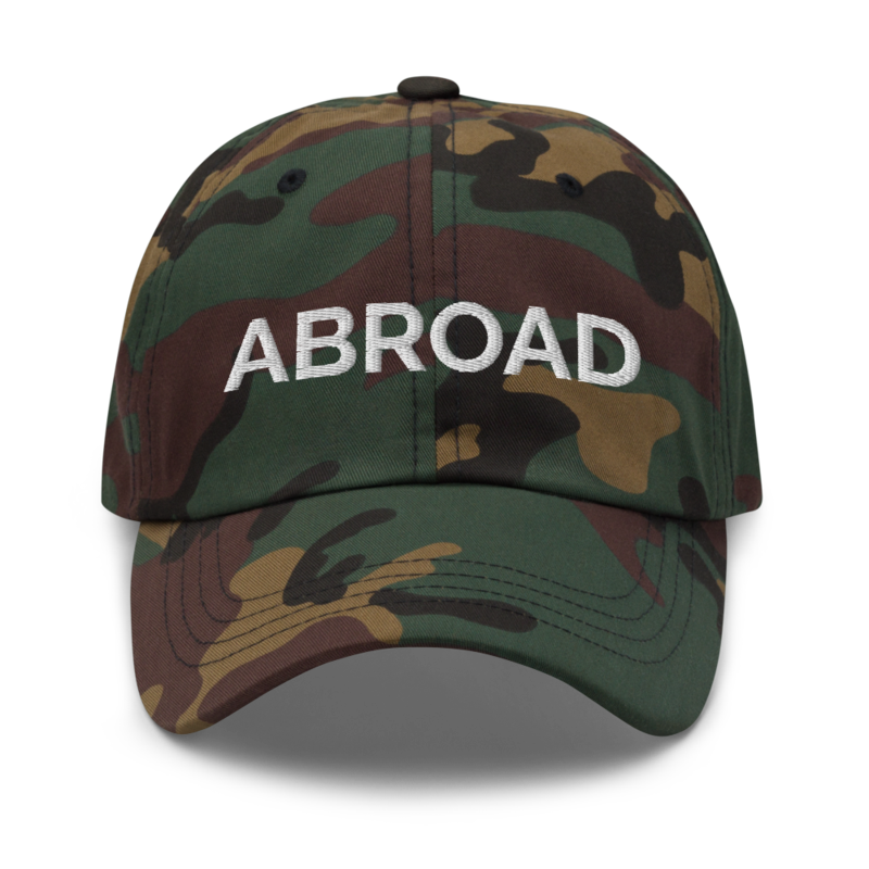 Abroad Hat - Green Camo