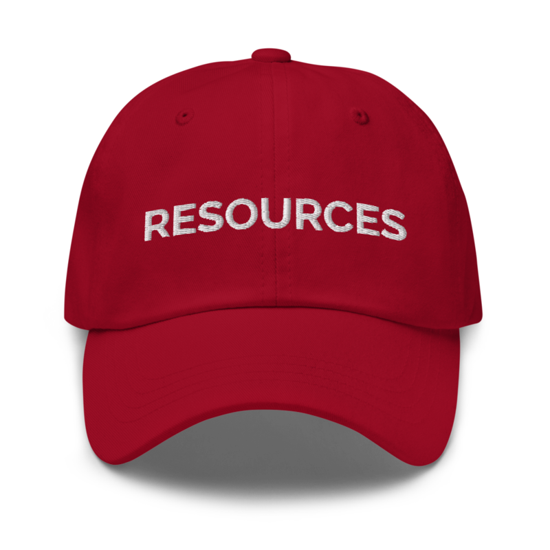 Resources Hat - Cranberry