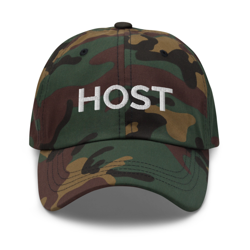 Host Hat - Green Camo