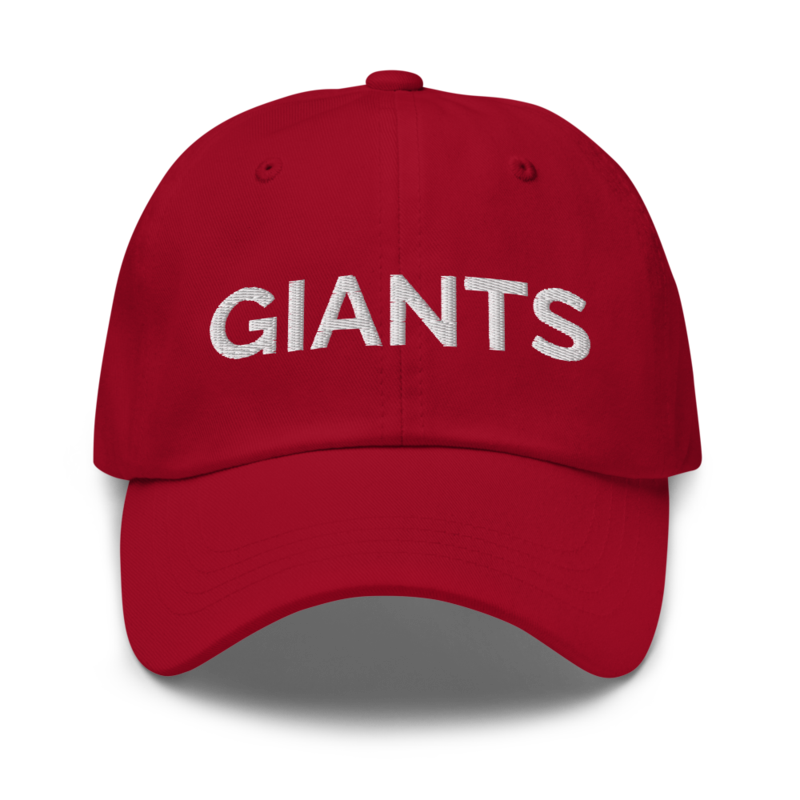 Giants Hat - Cranberry