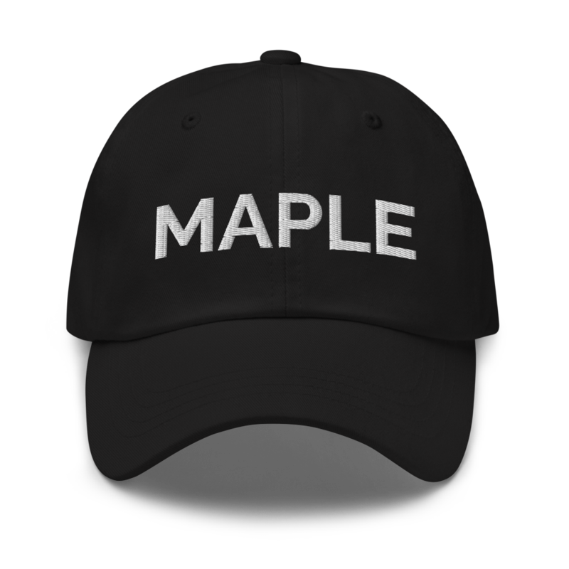 Maple Hat - Black