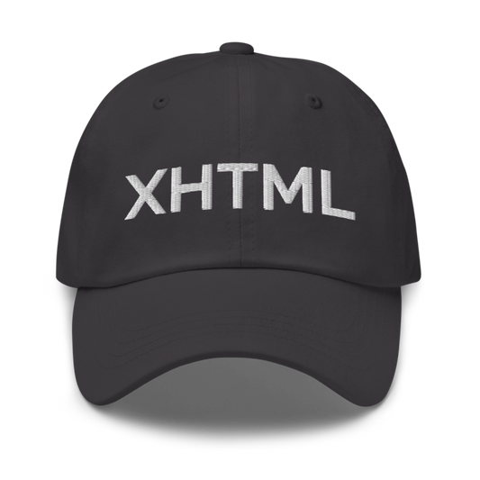 Xhtml Hat - Dark Grey