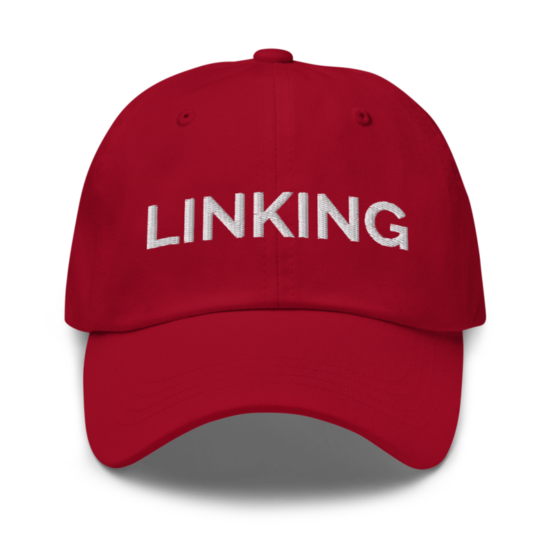 Linking Hat - Cranberry