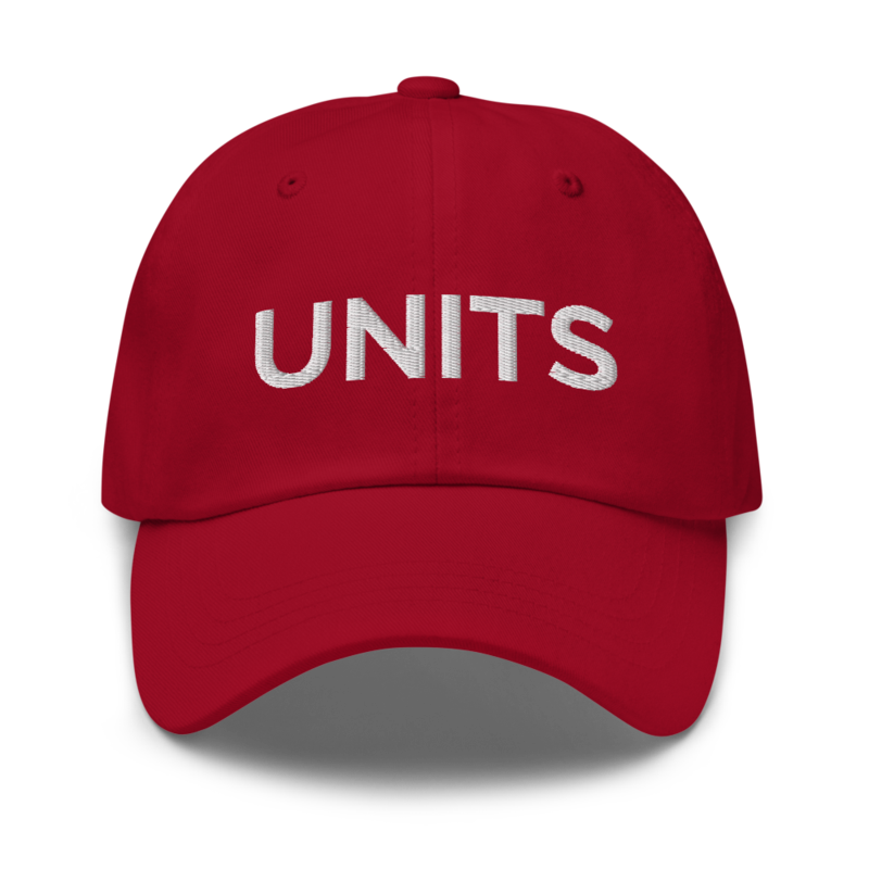 Units Hat - Cranberry