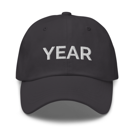 Year Hat - Dark Grey