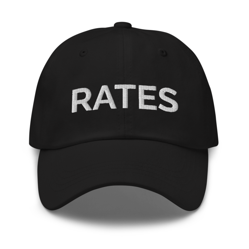 Rates Hat - Black