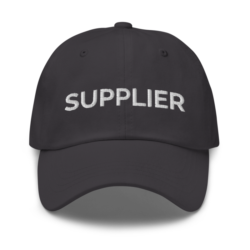 Supplier Hat - Dark Grey