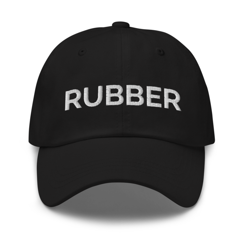 Rubber Hat - Black