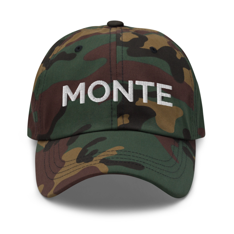 Monte Hat - Green Camo