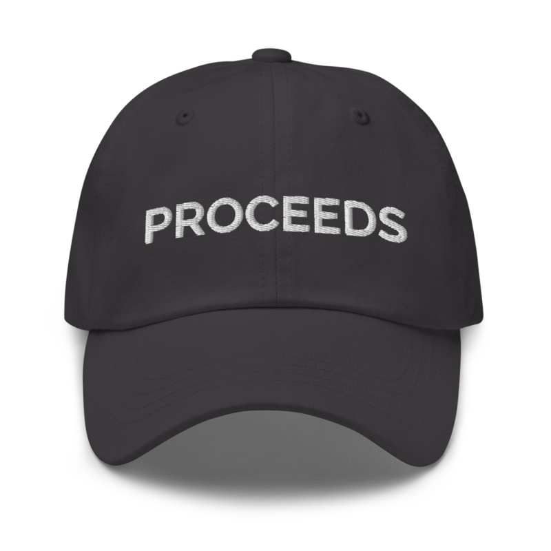 Proceeds Hat - Dark Grey